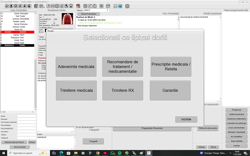 Gestiunea tipizatelor conform reglementarilor